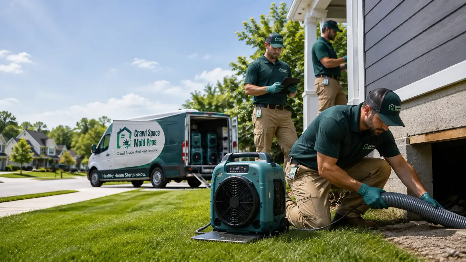 Crawl Space Mold Removal in Thornville, OH